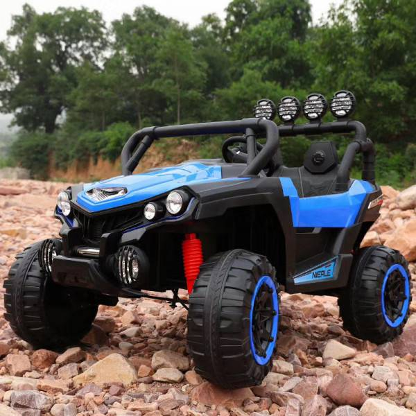 Auto na akumulator Quad Polaris za dvoje 12V MB3903-2 plava boja 064587P - ODDO igračke