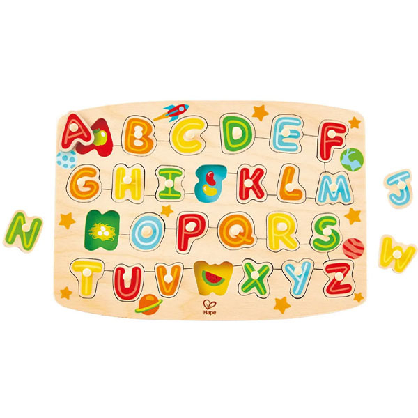 Drvena slagalica Slova Hape Toys 003288 - ODDO igračke
