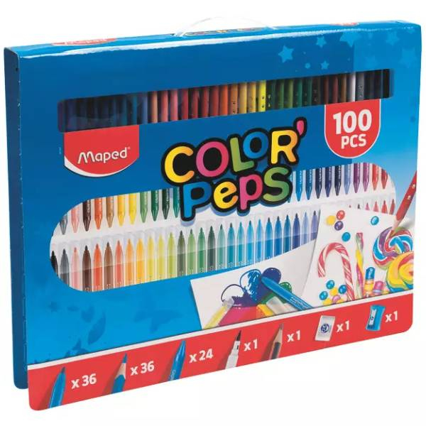 MAPED komplet flomastera i bojica 100/1 M984721 - ODDO igračke