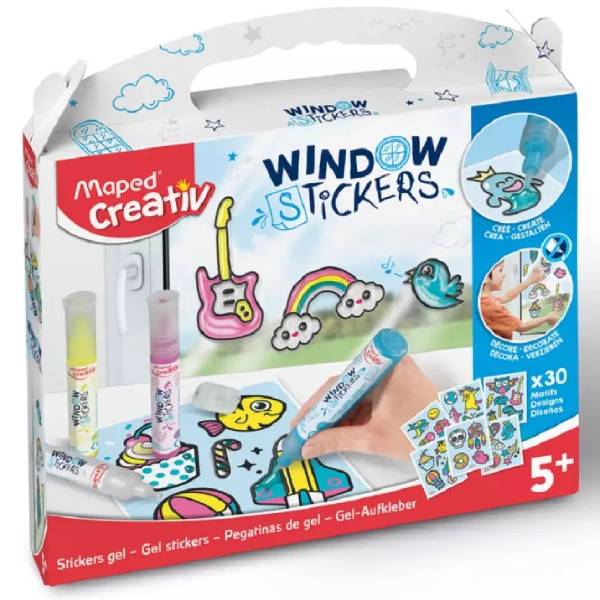 MAPED KREATIV gel stikeri za prozor M907036 - ODDO igračke