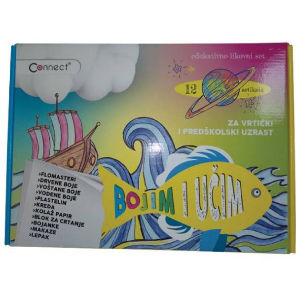 Set Edukativno-likovni bojim i učim Connect 57998 - ODDO igračke