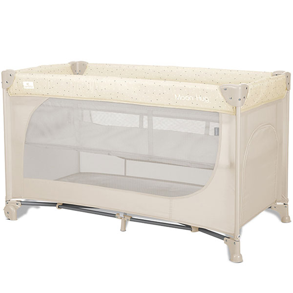 Lorelli prenosivi krevetac Moon Hug 2 nivoa beige 10080782603 - ODDO igračke