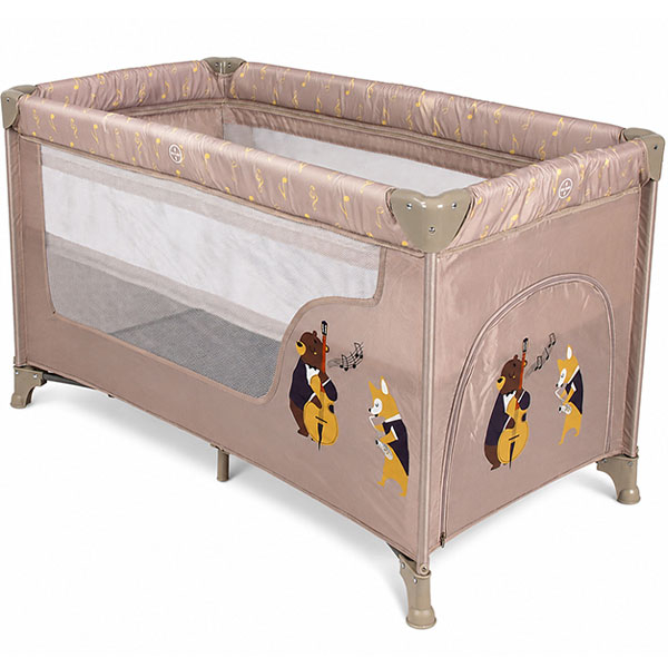 BBO prenosivi krevet 2 nivoa Dream&Play beige BP263BEIGE - ODDO igračke