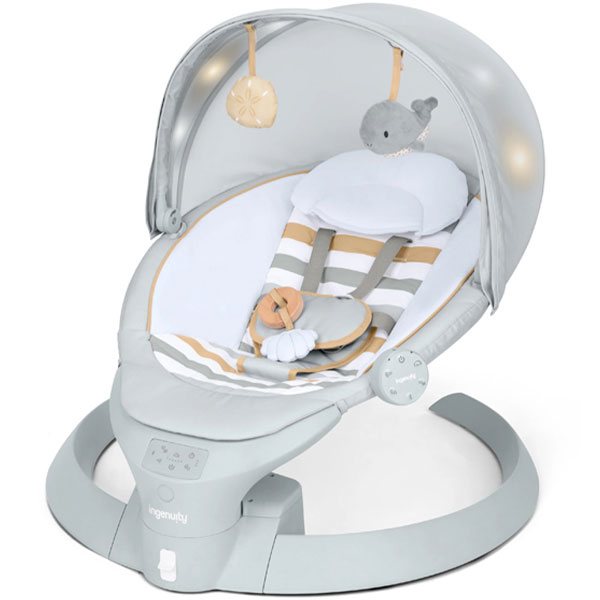 Ljuljaška za bebe njihalica Pebble Shore Ingenuity Kids II SKU16851 - ODDO igračke