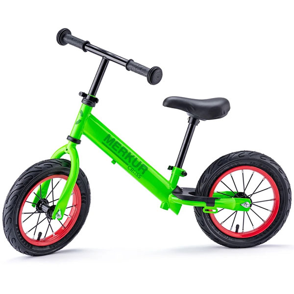Balans Bicikl Bez Pedala CROSS metalni zeleni Woody 91551 - ODDO igračke