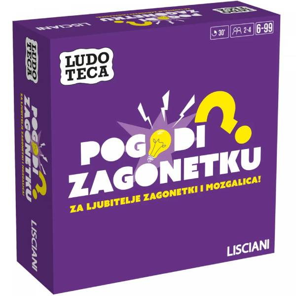 Društvena igra Pogodi zagonetku na srpskom jeziku Lisciani 12113 - ODDO igračke