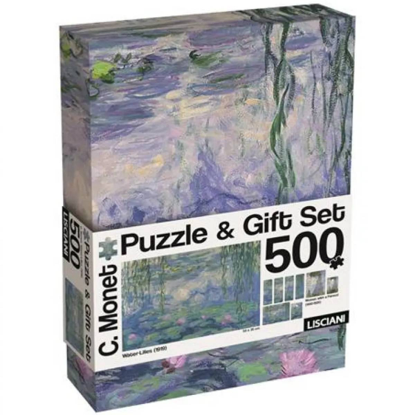 Lisciani slagalica 500pcs + Gift set Monet Art Water Lilies 120659 - ODDO igračke
