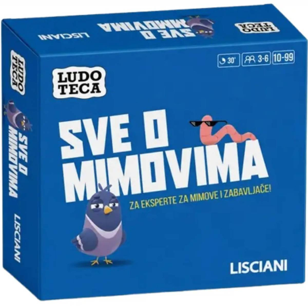 Društvena igra Sve o mimovima na srpskom jeziku Lisciani 121144 - ODDO igračke