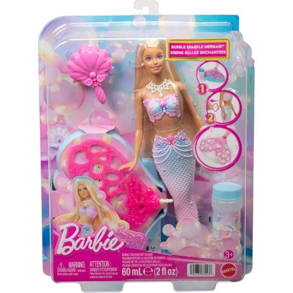 Barbie lutka Sirena magični mehurići JLW56 1100050482 - ODDO igračke