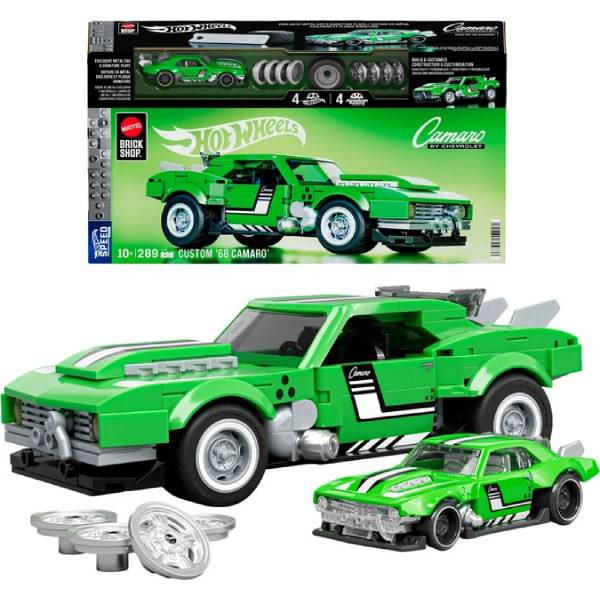 Kolekcionarski automobil za konstrukciju Mattel Hot Wheels Speed ​​​​Camaro 289 delova (JFT16)/1100042750 - ODDO igračke