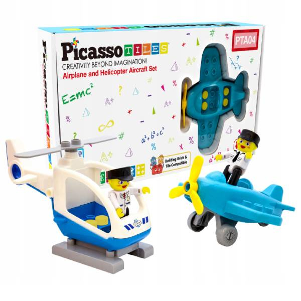 PicassoTiles avion helihopter set 2 komada 1100050830 - ODDO igračke