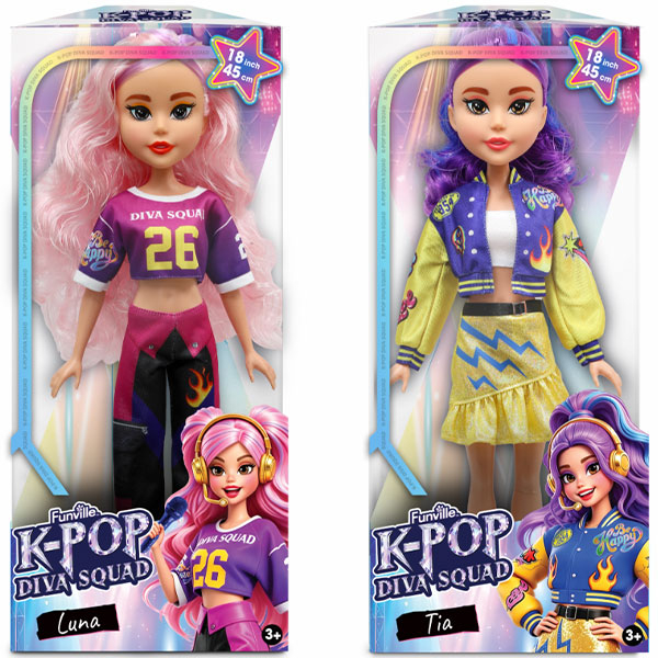 K-Pop Diva Squad lutka 45 cm Luna/Tia KP11604 - ODDO igračke