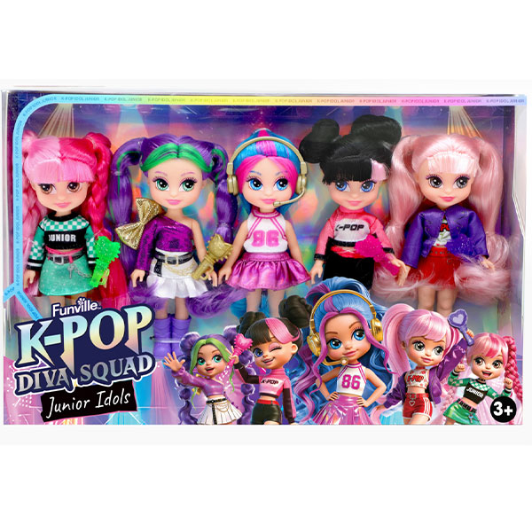 K-Pop Diva Squad Junior Idols set 5 lutkica sa dodacima KP11659 - ODDO igračke