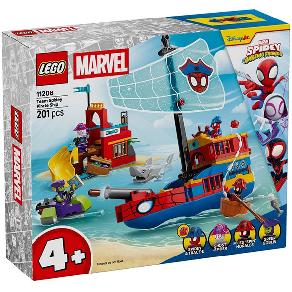 LEGO MARVEL Team Spidey Pirate Ship LE11208 - ODDO igračke