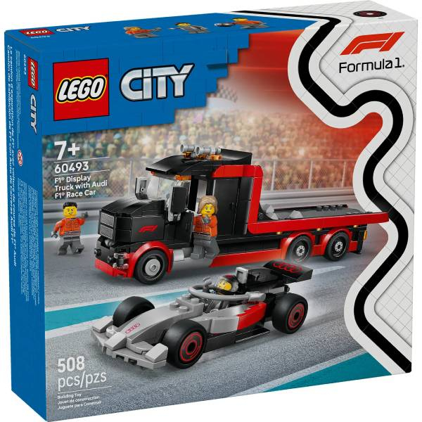 LEGO CITY F1 kamion za izlaganje sa Audi F1 trkačkim automobilom 60493/1045401 - ODDO igračke