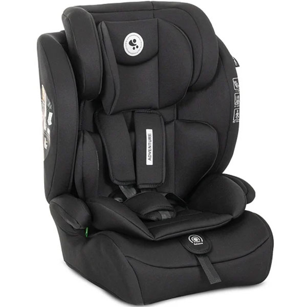 Auto Sedište za decu Adventure i-Size (76-150cm) black jasper Lorelli 10071952601 - ODDO igračke