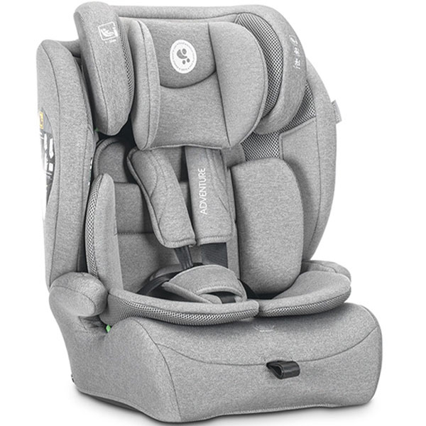 Auto Sedište za decu Adventure i-Size (76-150cm) grey Lorelli 10071952604 - ODDO igračke