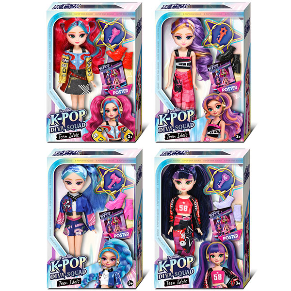 K-Pop Diva Squad Teen Idols lutka sa dodacima KP11406 - ODDO igračke
