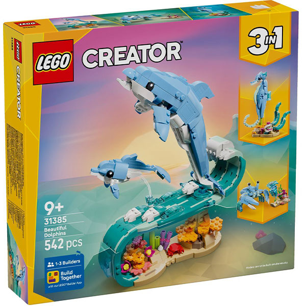 LEGO CREATOR Sea Animals Beautiful Dolphins LE31385 - ODDO igračke