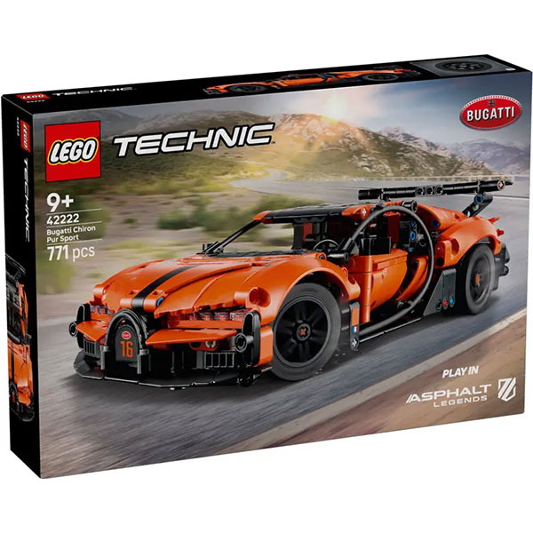 LEGO TECHNIC Bugatti Chiron Pur Sport Hypercar LE42222 - ODDO igračke