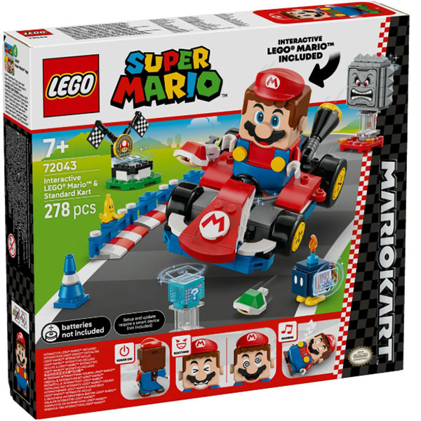 LEGO SUPER MARIO Kart Interactive LE72043 - ODDO igračke