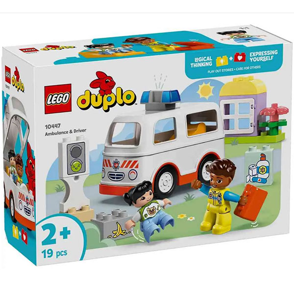 LEGO DUPLO Town Ambulance & Driver LE10447 - ODDO igračke