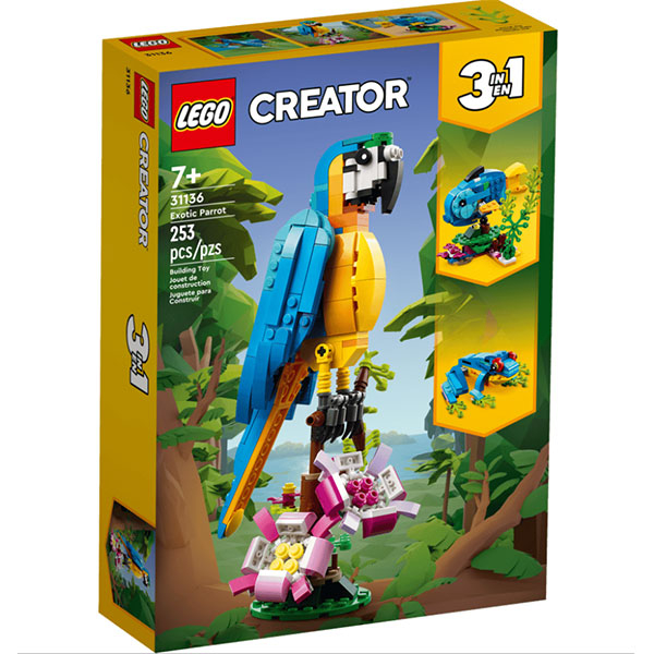 LEGO CREATOR Exotic Parrot LE31136 - ODDO igračke