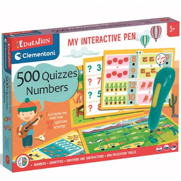 Clementoni Interaktivni kviz set 500 pitanja Brojevi CL50242 - ODDO igračke