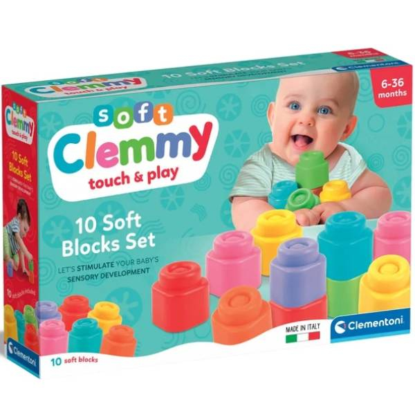 Clemmy kockice Soft Touch 10 komada CL17988 - ODDO igračke