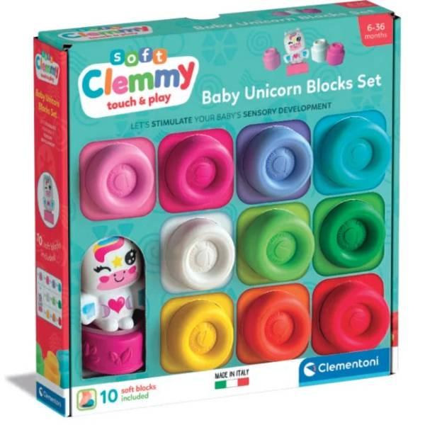 Clementoni Clemmy Jednorog kockice 10 komada CL17630 - ODDO igračke