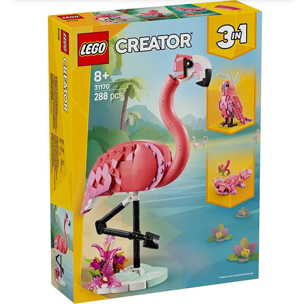 LEGO CREATOR Pink Flamingo LE31170 - ODDO igračke