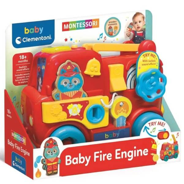 Clementoni Baby Montesori vatrogasni kamion CL17595 - ODDO igračke