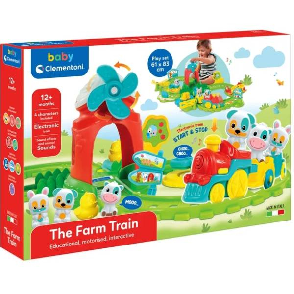 Clementoni Baby Farma i vozić kockice CL17391 - ODDO igračke