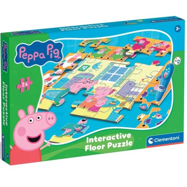 Clementoni interaktivna podna slagalica 24pcs Peppa Pig CL16688 - ODDO igračke