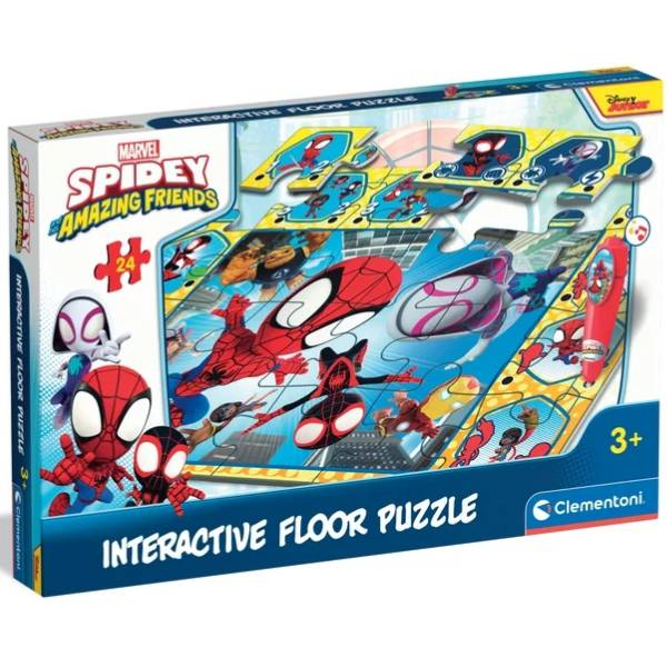 Clementoni interaktivna podna slagalica 24pcs Spidey CL16686 - ODDO igračke