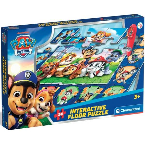 Clementoni interaktivna podna slagalica 24pcs Paw Patrol CL16684 - ODDO igračke