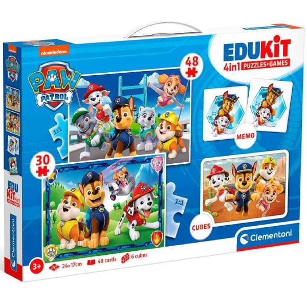 Clementoni edukativni set 4in1 Paw Patrol CL18291 - ODDO igračke