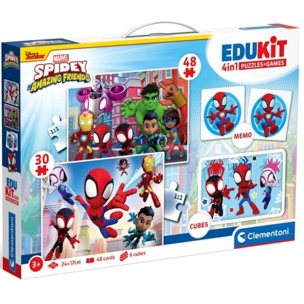 Clementoni edukativni set 4in1 Spidey and his Amazing Friends CL18295 - ODDO igračke