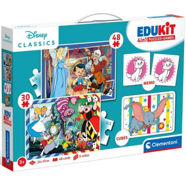Clementoni edukativni set 4in1 Disney Classics CL18290 - ODDO igračke