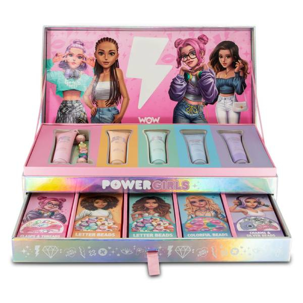 WOW Generation deluxe set 5 sjajeva za usne sa pravljenjem privezaka 1047183 - ODDO igračke