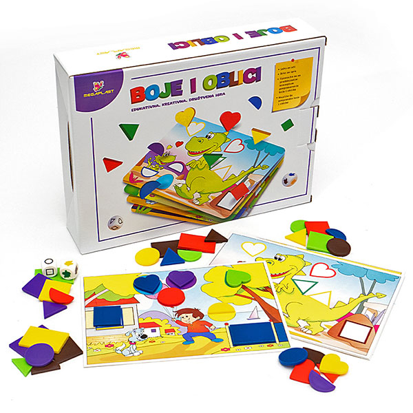 Igra Oblici i Boje Megaplast 3950704 - ODDO igračke