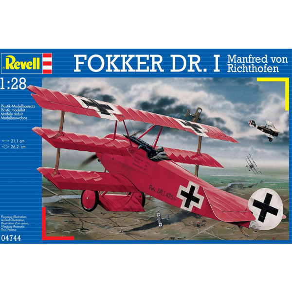 REVELL MAKETA  Fokker Dr.I  Richthofen RV04744/130                                             - ODDO igračke