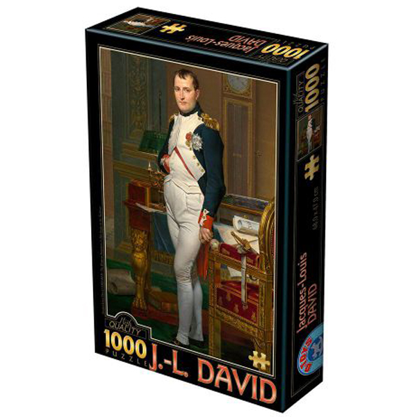 DToys puzzle David: The emperor Napoloen in his study 1000pcs 07/72719-02 - ODDO igračke