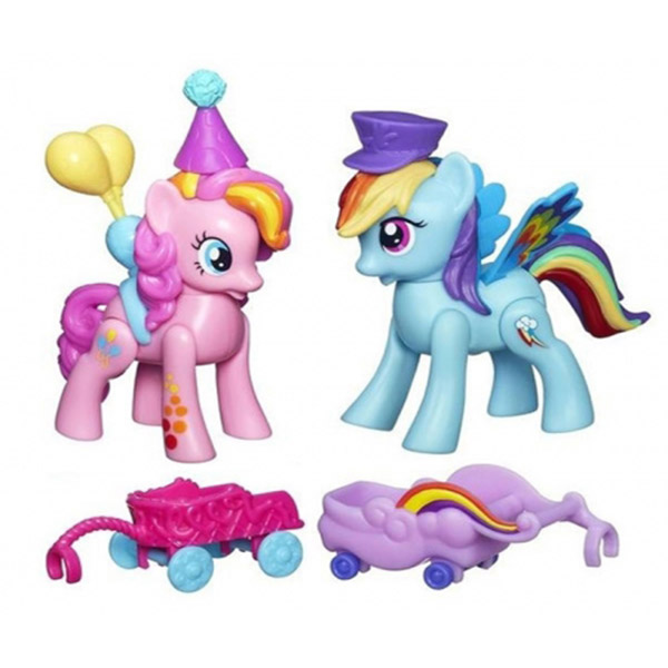 Pony Volanti My Little Pony Hasbro A5934 - Giocattolo Con Sistema A Retrocaria, 2 Modelli Assortiti, Per Bambine 3+ Anni