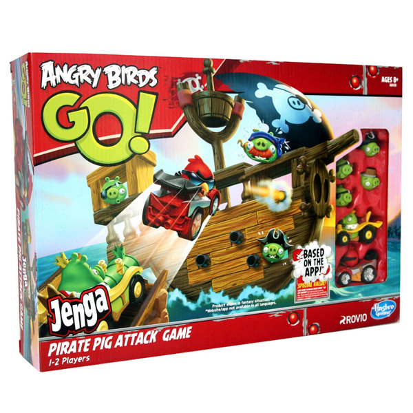 Angry Birds Go Jenga Pirate Pig Attack igre A6439 28559 | ODDO igračke