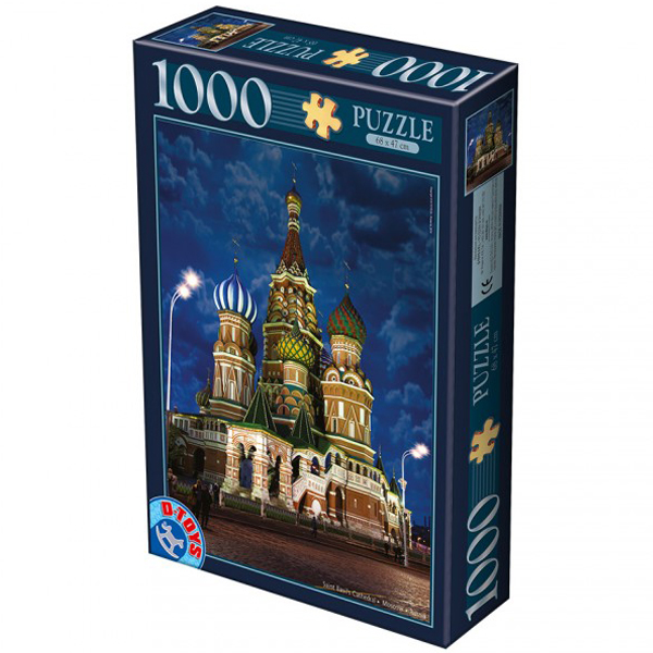 DToys puzzla Saint Basil s Cathedral, Russia 1000pcs 07/64301-10 - ODDO igračke