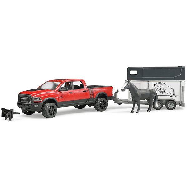 Kamionet Bruder Ram 2500 Power Wagon sa prikolicom za konje 025014 - ODDO igračke